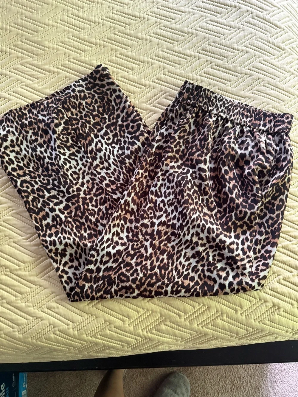 INC International Concepts Leopard Print Wide-leg Pants in Brown and Black - Picture 4 of 7